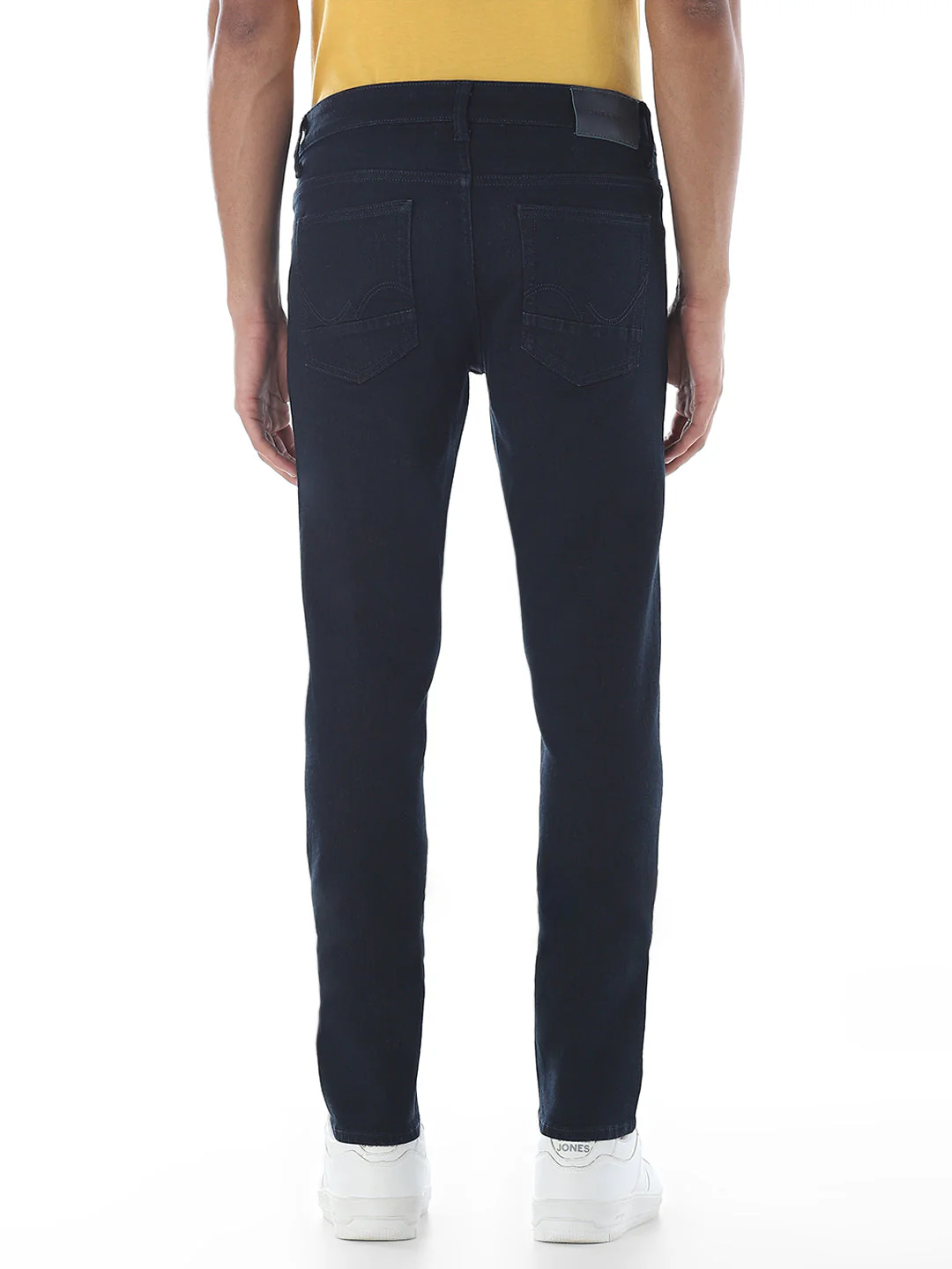Dark Blue Selvedge Slim Fit Jeans - Image 3