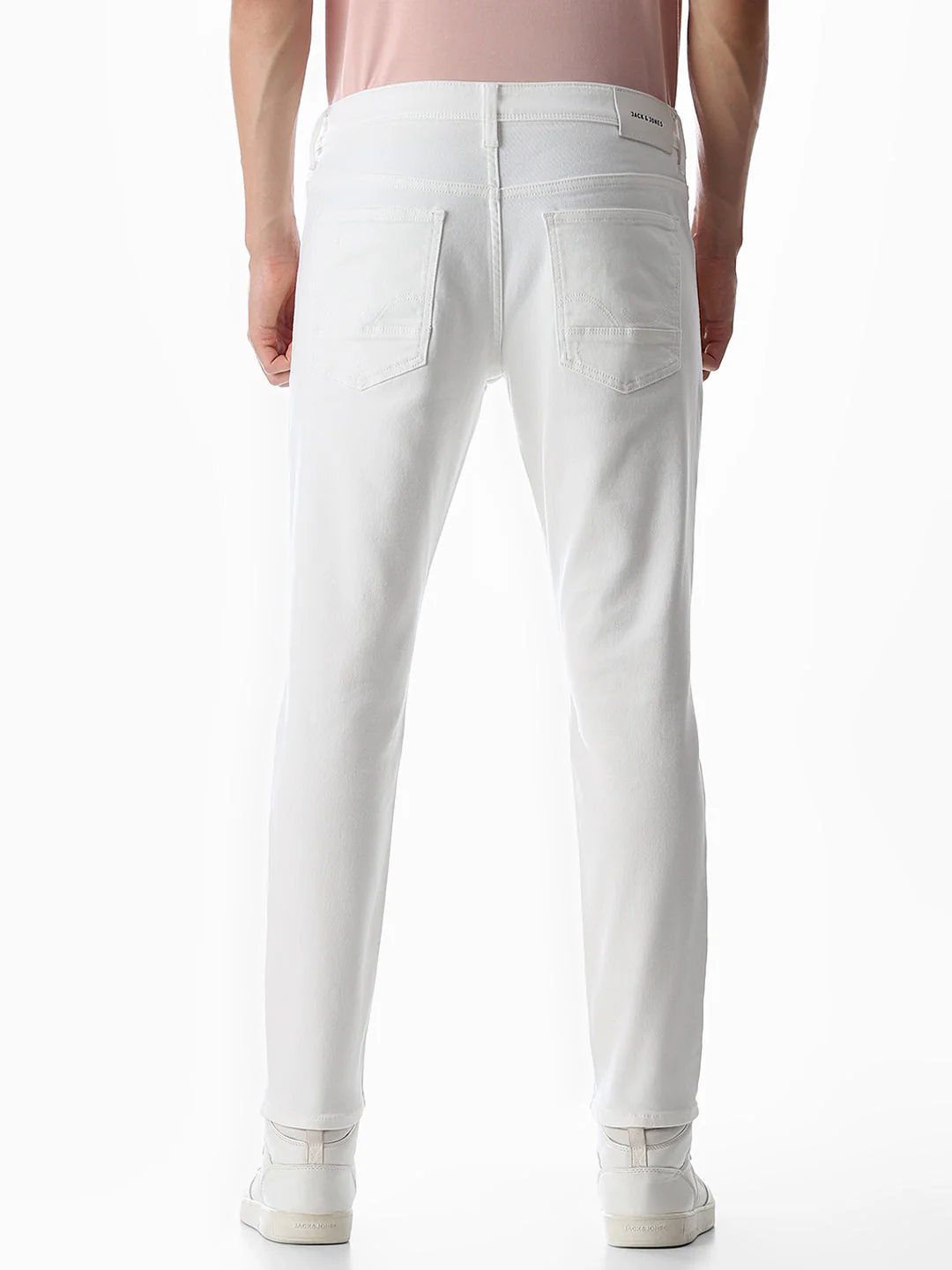 Distressed Cropped Brak Slim Fit Jeans - Image 9
