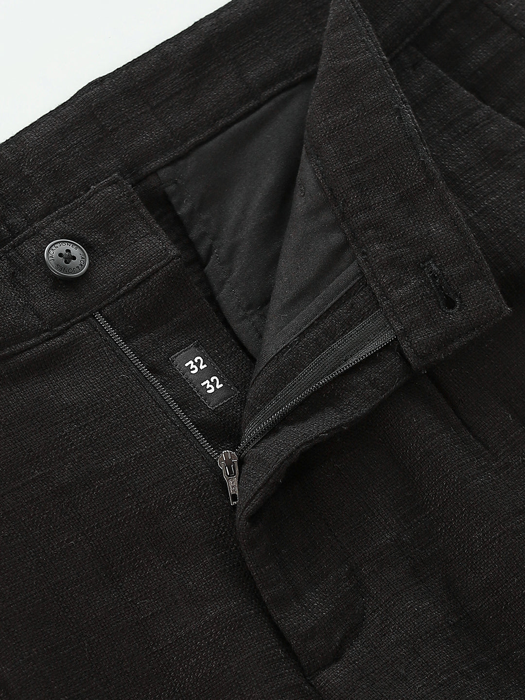 Black Mid Rise Slim Fit Pants - Image 5