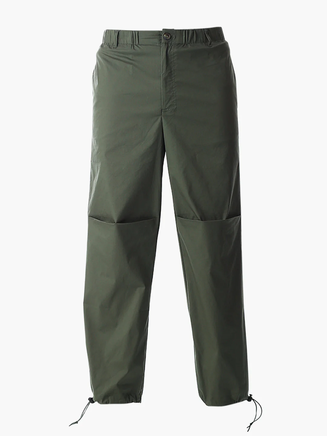 Olive Mid Rise Regular Fit Pants - Image 8