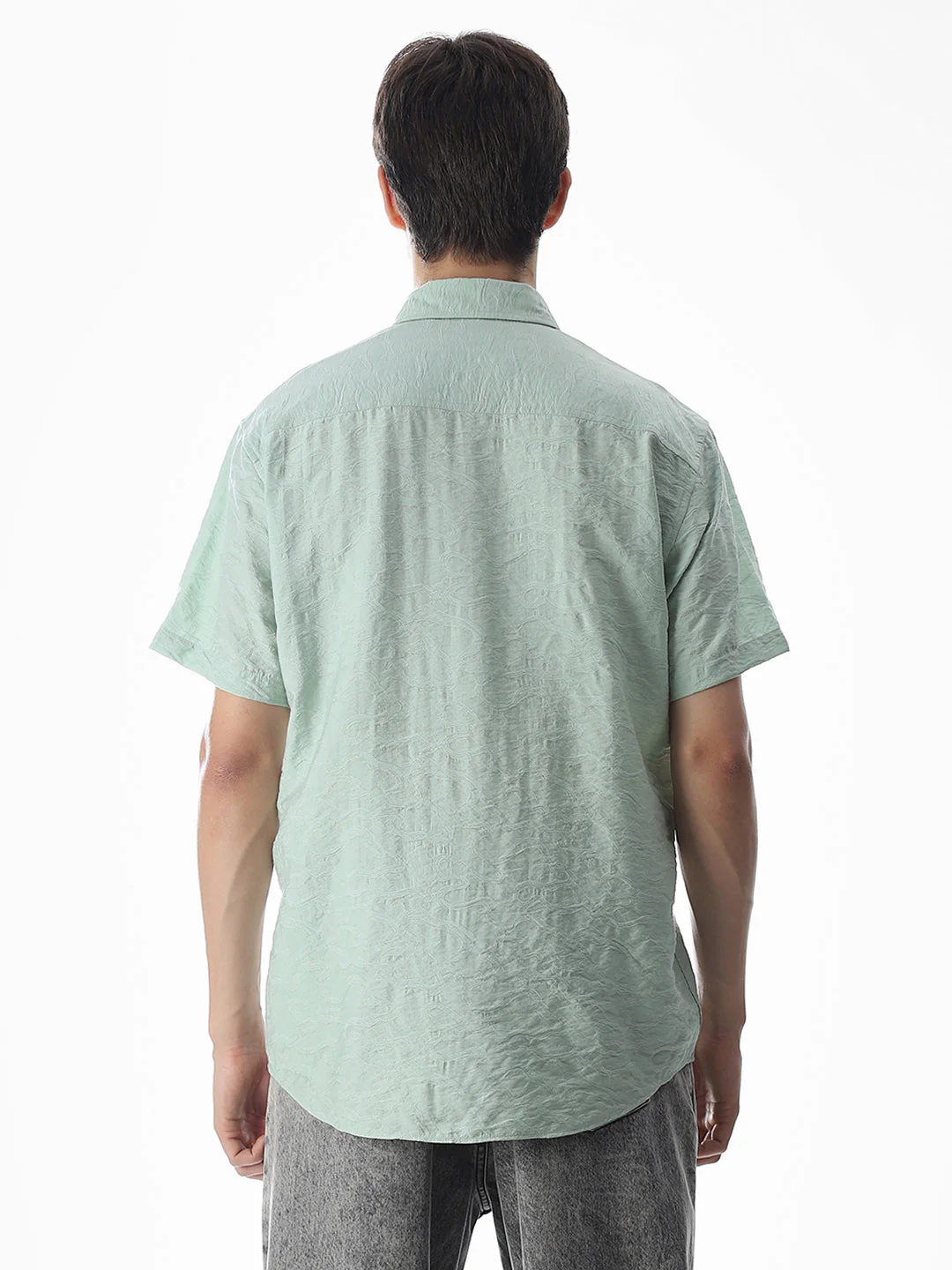 Light Green Comfort Fit Shirt - Image 9
