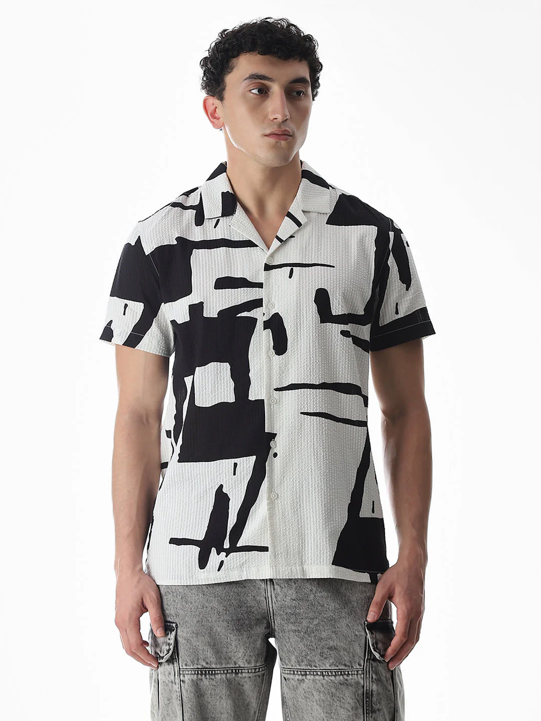 Printed Comfort Fit Shirt - Image 2