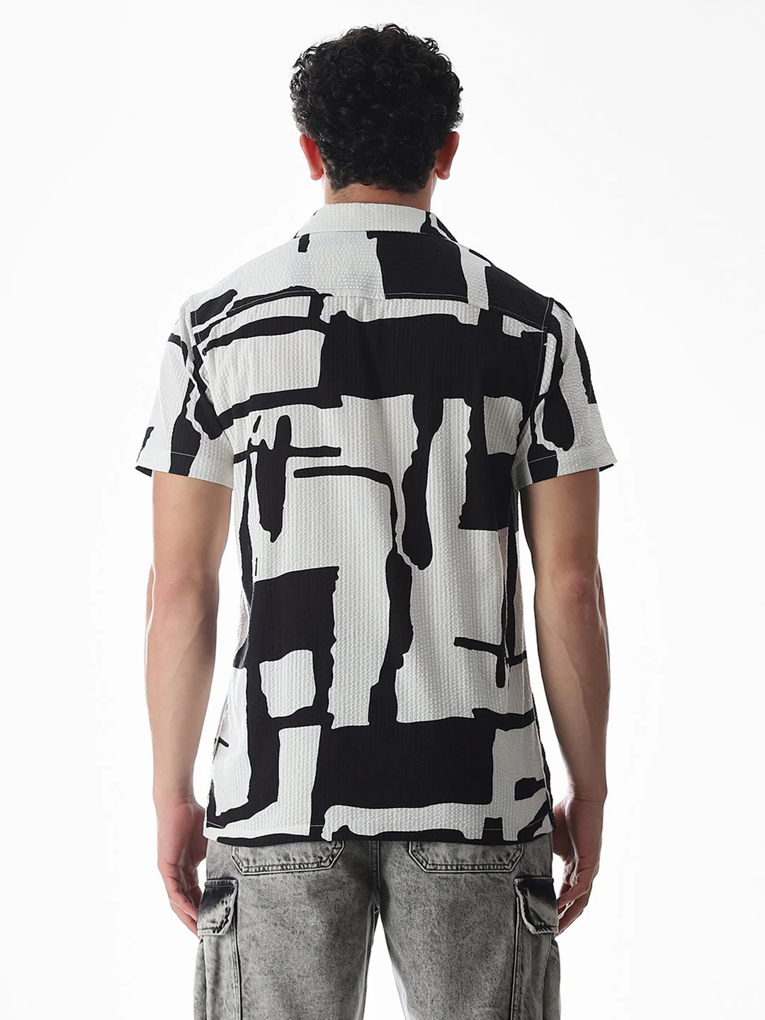 Printed Comfort Fit Shirt - Image 9