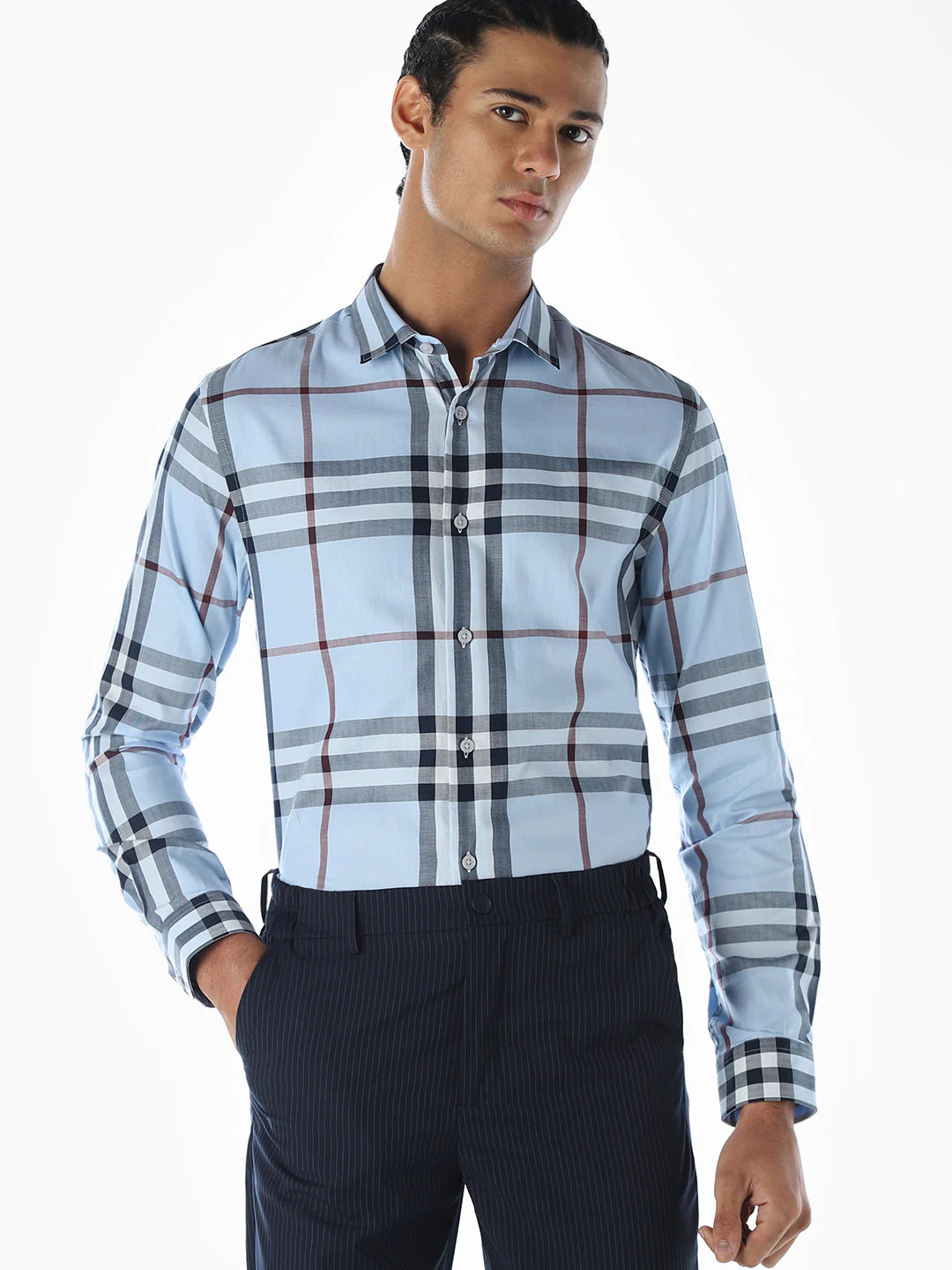 Check Full Sleeves Cotton Shirt