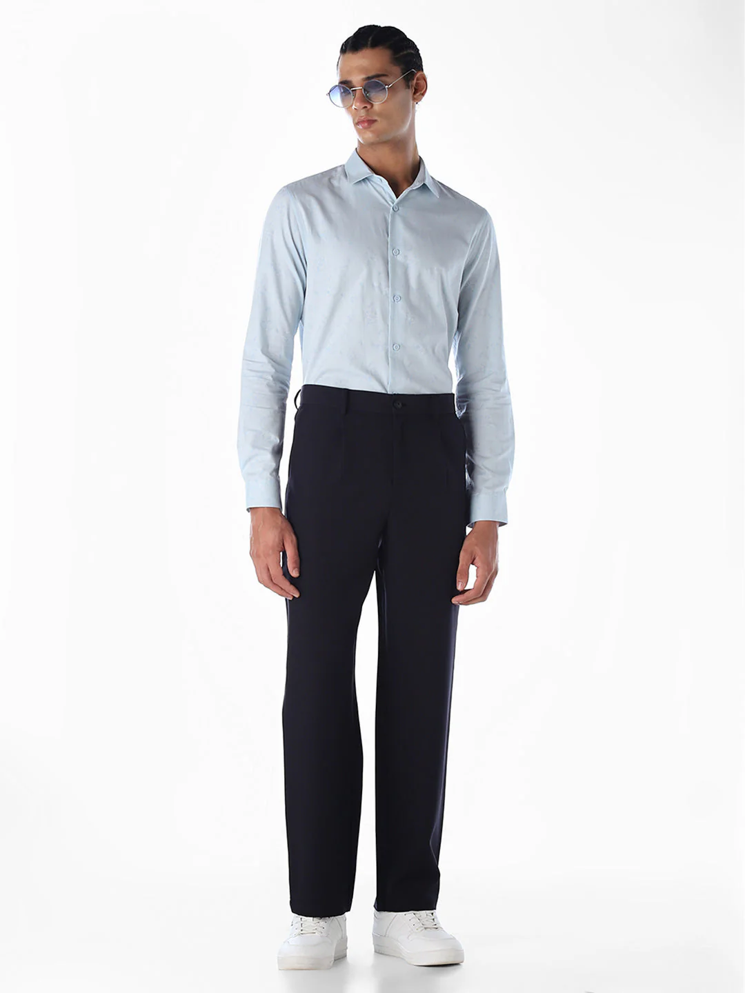 Floral Dobby Slim Fit Shirt - Image 6