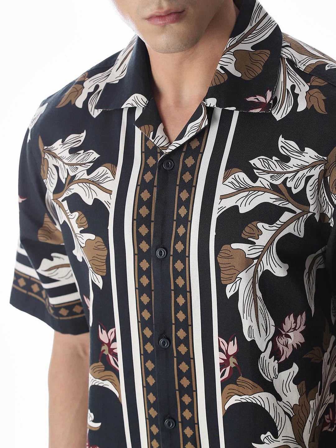 Printed Oversized Short Sleeves Shirt - Image 5