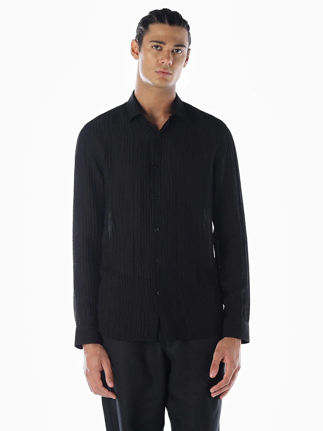 Dobby Slim Fit Shirt - Image 2