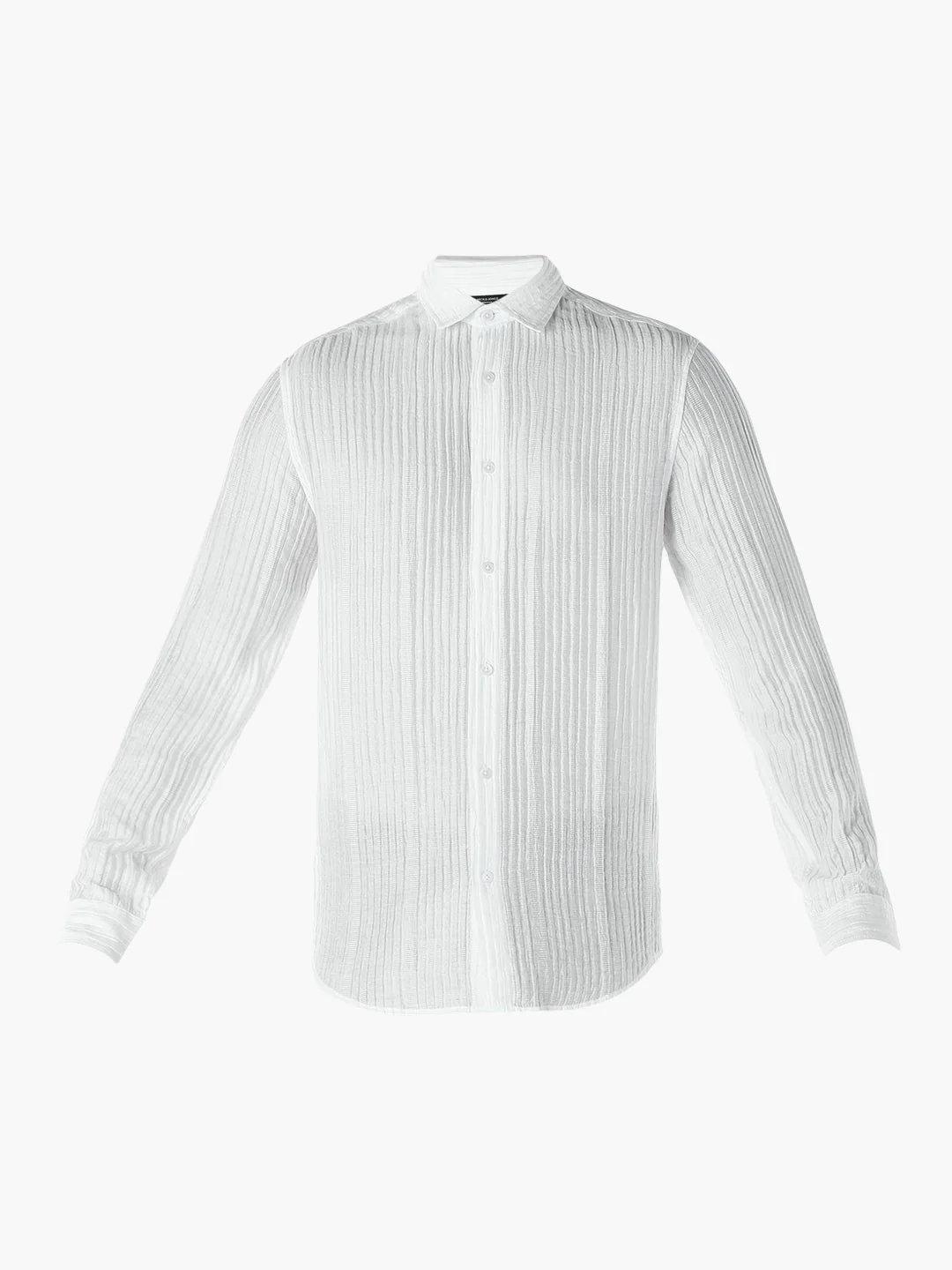Slim Fit Dobby Shirt - Image 7