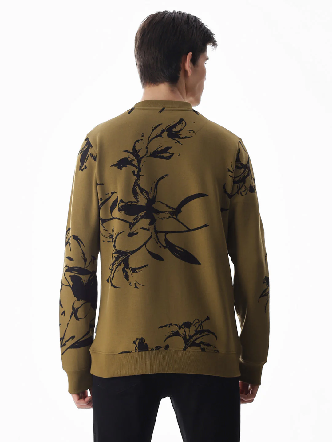 Golden Brown Printed Sweatshirt - Image 4