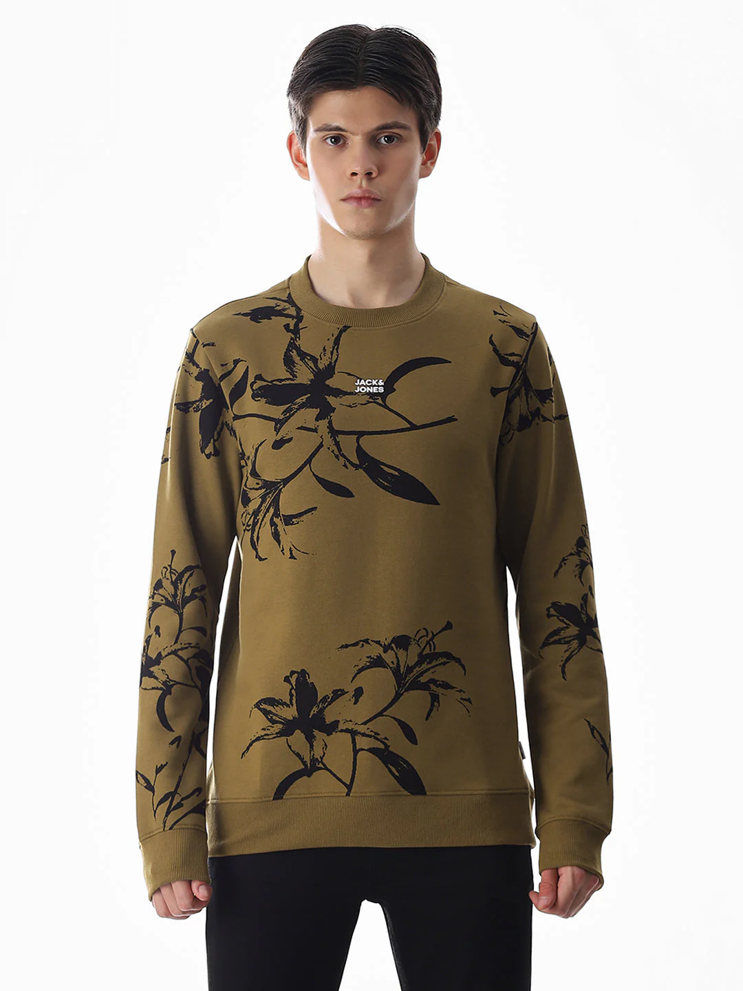 Golden Brown Printed Sweatshirt - Image 8