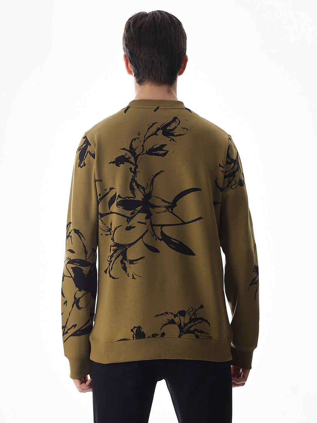 Golden Brown Printed Sweatshirt - Image 9