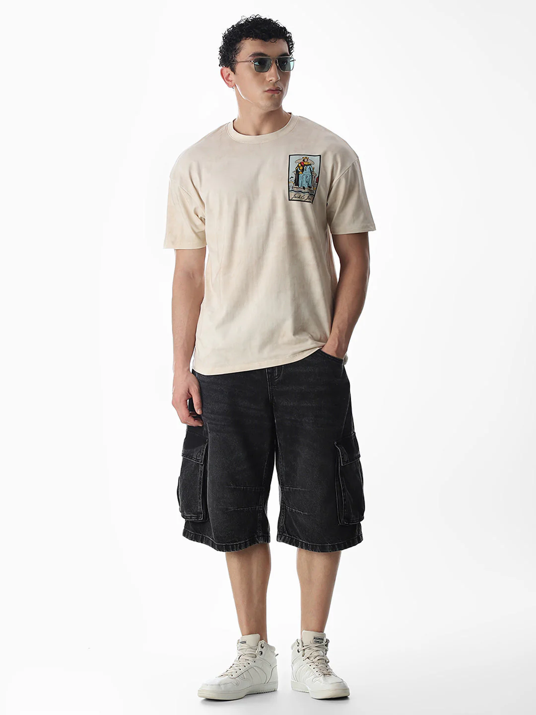 Tarot Card Printed Boxy Fit T-shirt - Image 7