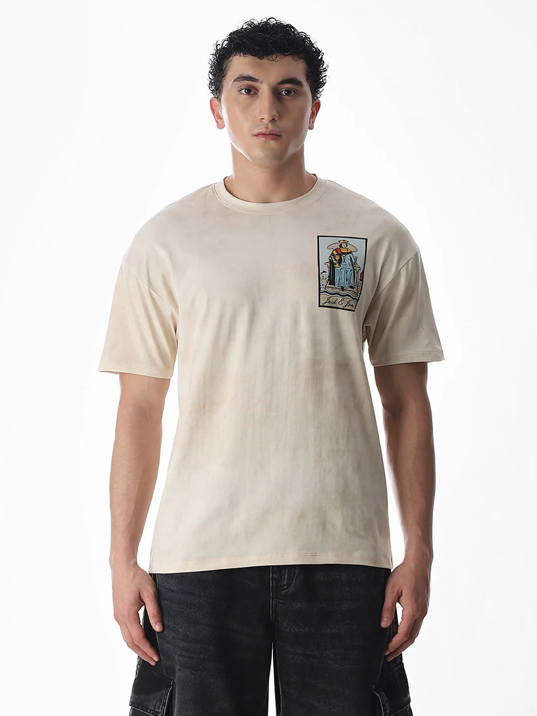 Tarot Card Printed Boxy Fit T-shirt - Image 9