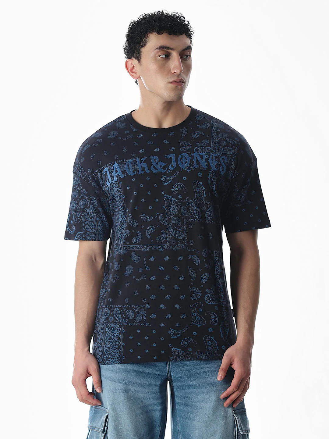 Embroidered Cotton Boxy Fit T-shirt - Image 2