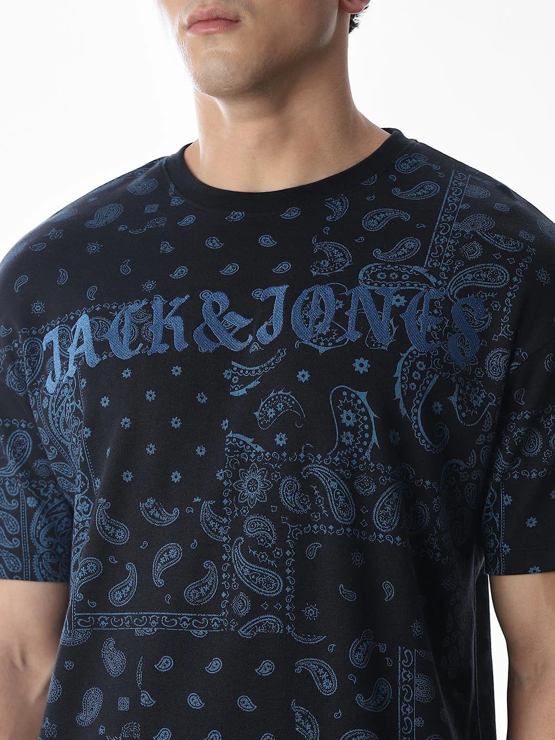 Embroidered Cotton Boxy Fit T-shirt - Image 5