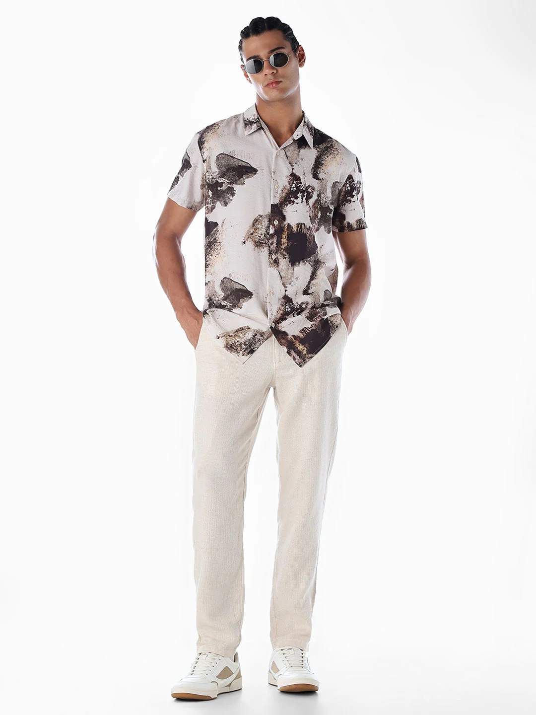 Printed Comfort Fit Shirt - Image 6