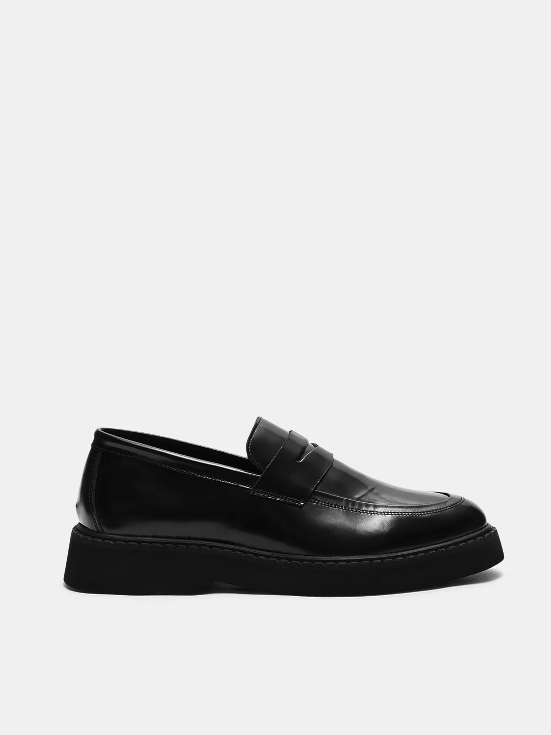 Premium Chunky Loafers - Black - Image 2