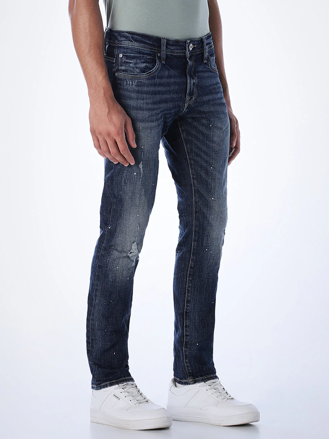 Heavily Distressed Glenn Slim Fit Jeans - Image 2