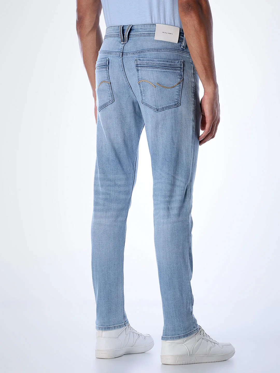 Light Blue Brak Slim Fit Jeans - Image 3