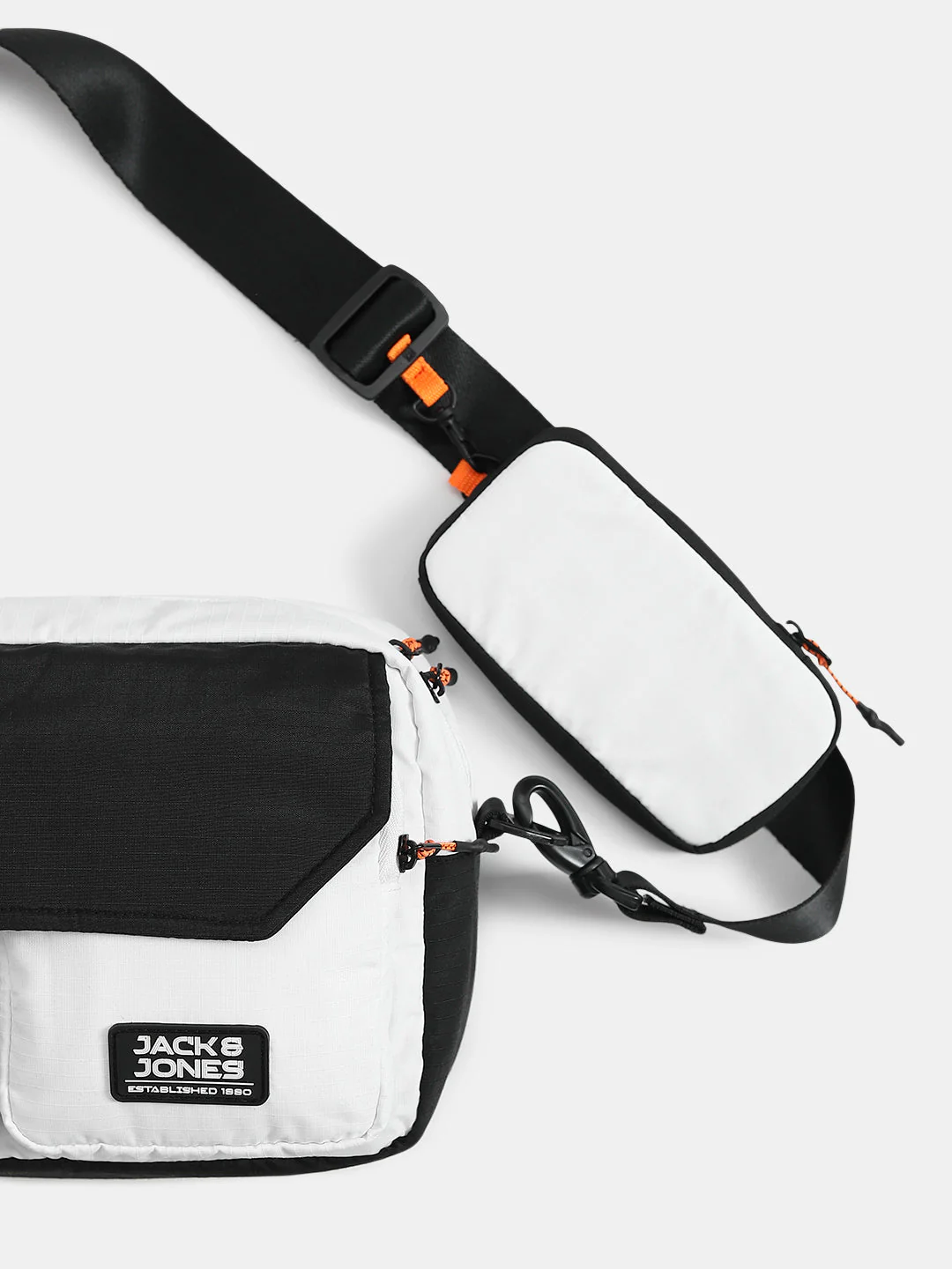 Black Colourblocked Sling Bag - Image 4