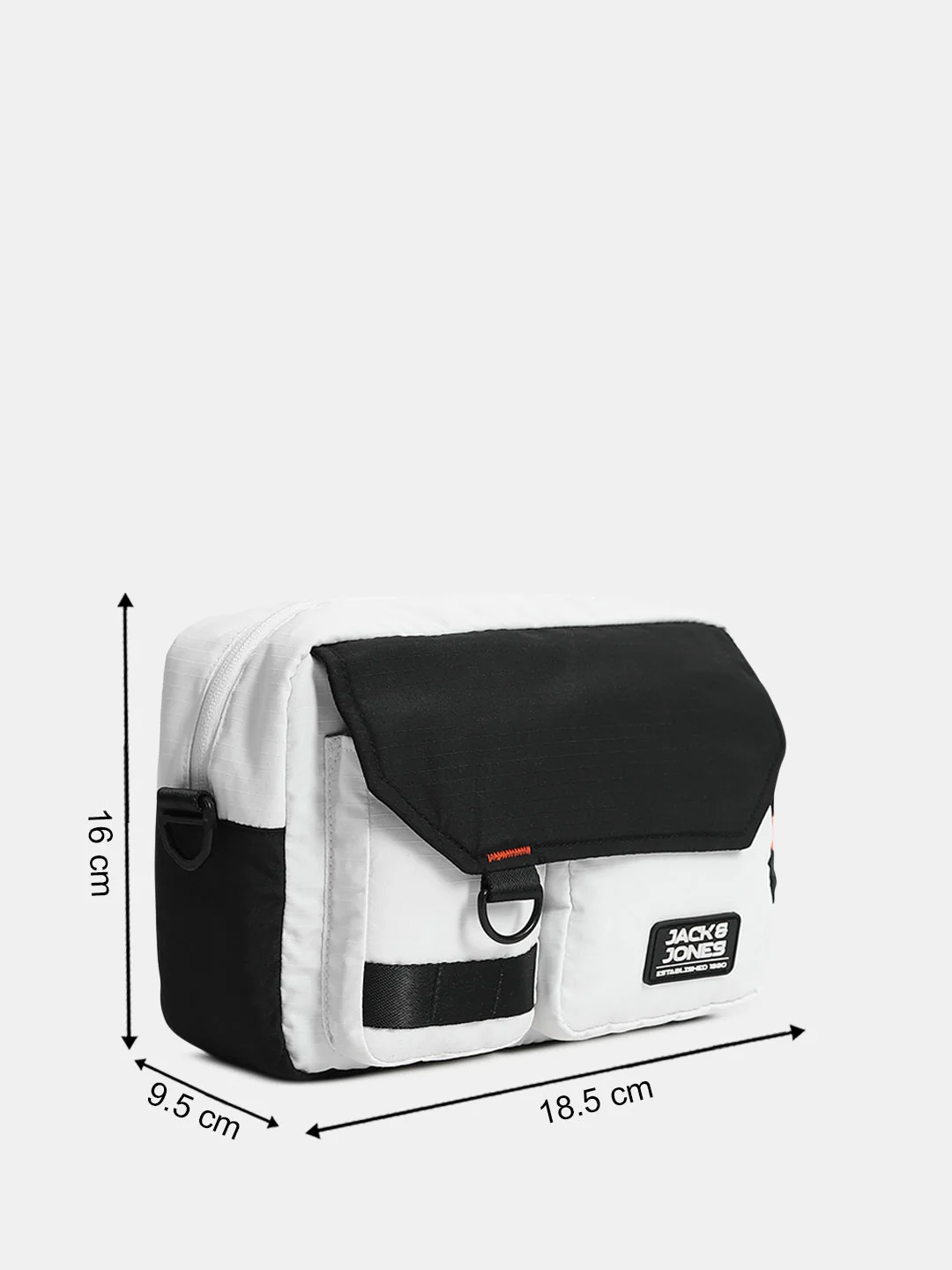 Black Colourblocked Sling Bag - Image 8