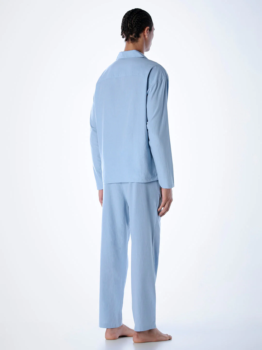 Sky Blue Shirt & Pyjama Set - Image 4