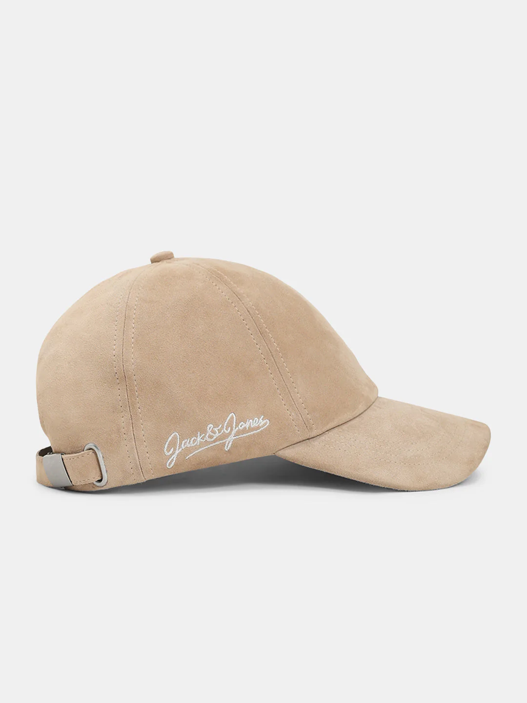 Premium Suede Logo Cap - Beige - Image 3