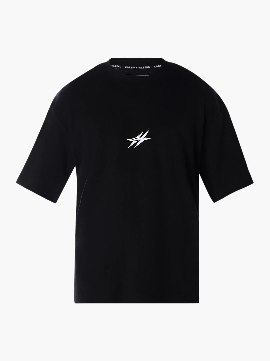 Graphic Print Cotton T-shirt - Black - Image 7