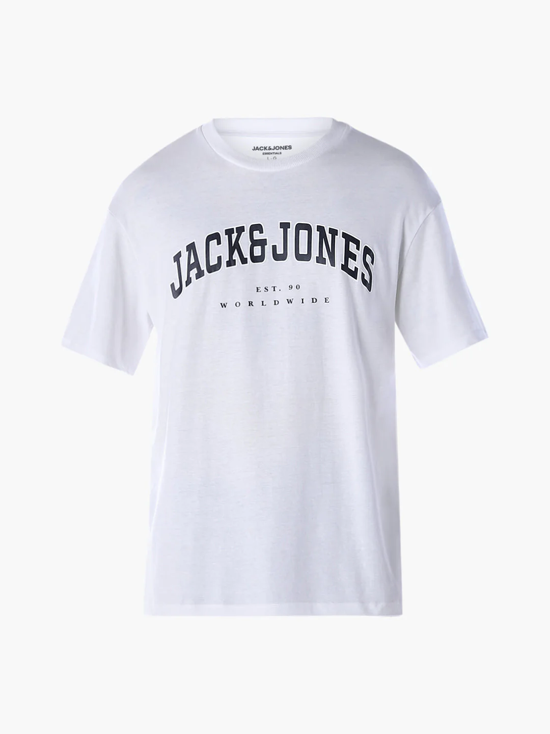 Varsity O-Neck T-shirt - White - Image 7