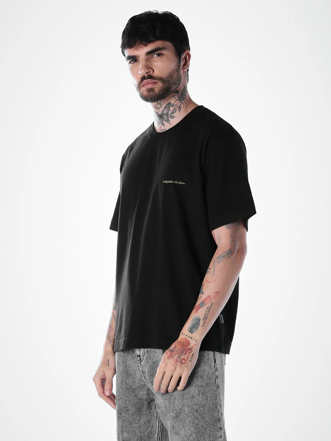 Back Print Regular Fit T-shirt - Image 3