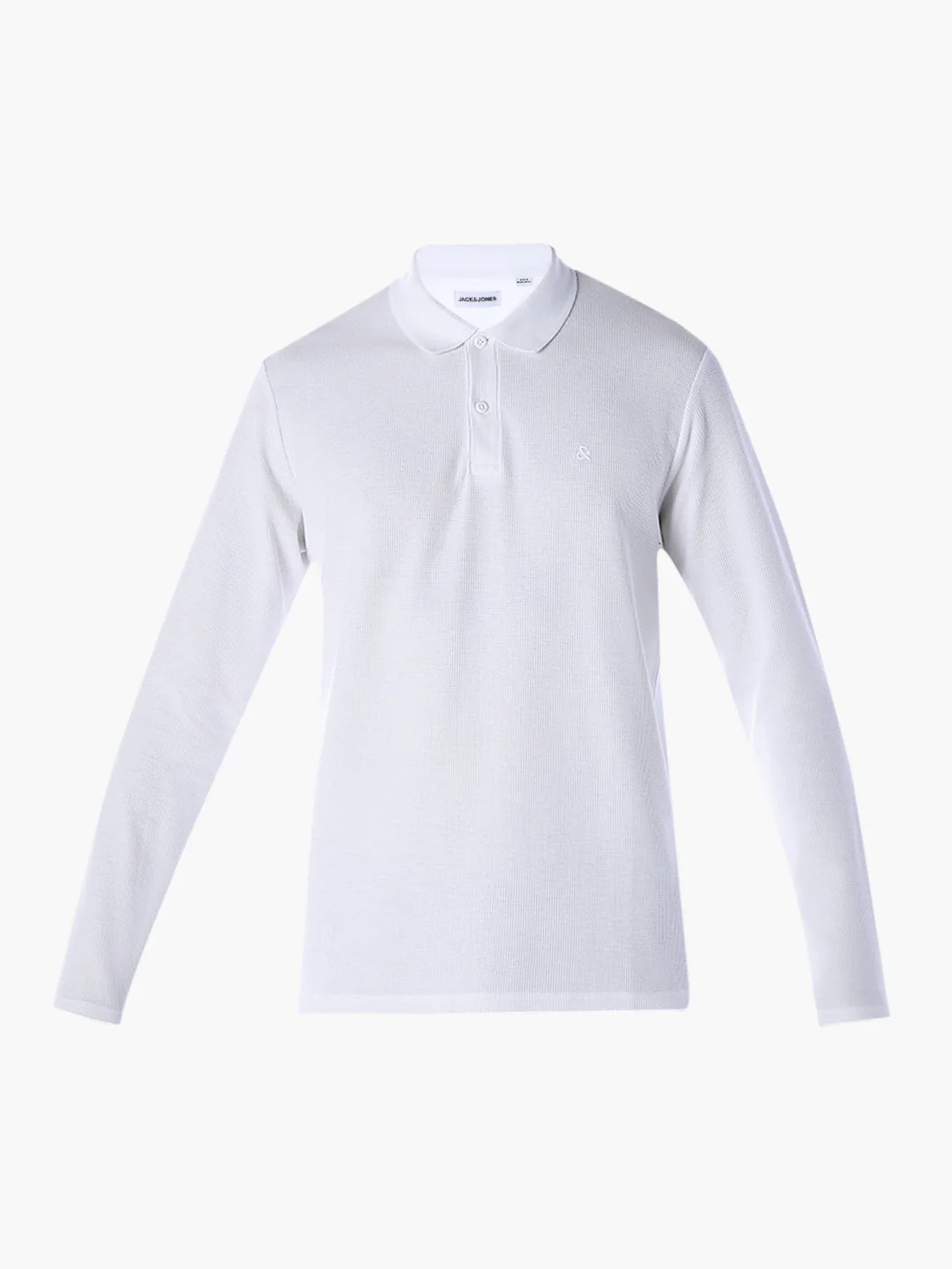Regular Fit Full Sleeves Polo - White - Image 7