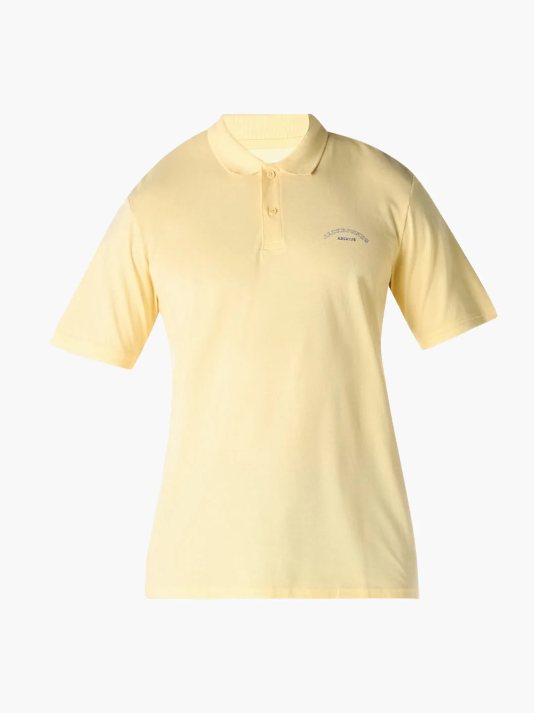 Yellow Logo Print Organic Cotton Polo - Image 7