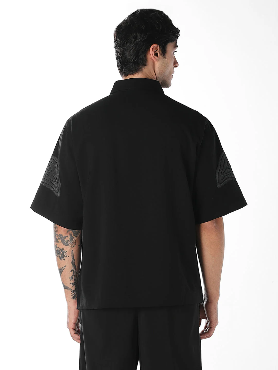 Black Embroidered Oversized - Image 4