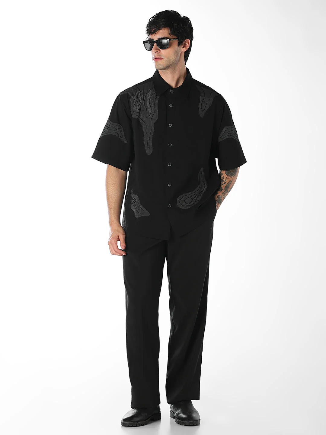 Black Embroidered Oversized - Image 6