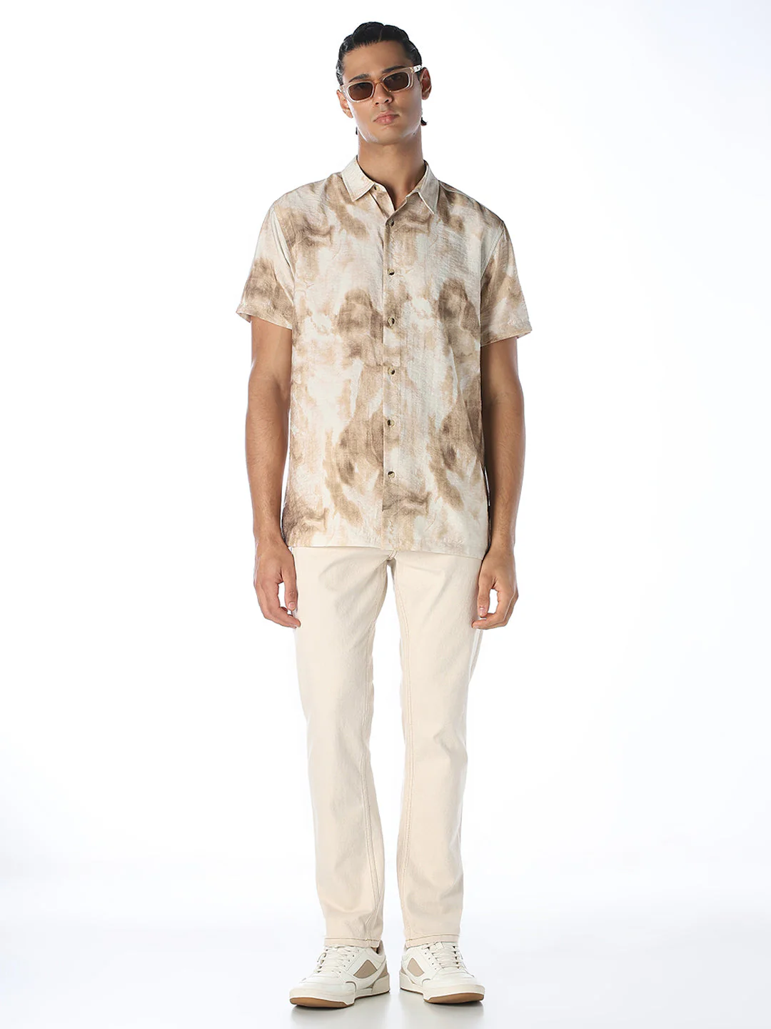Printed Comfort Fit Shirt - Image 6