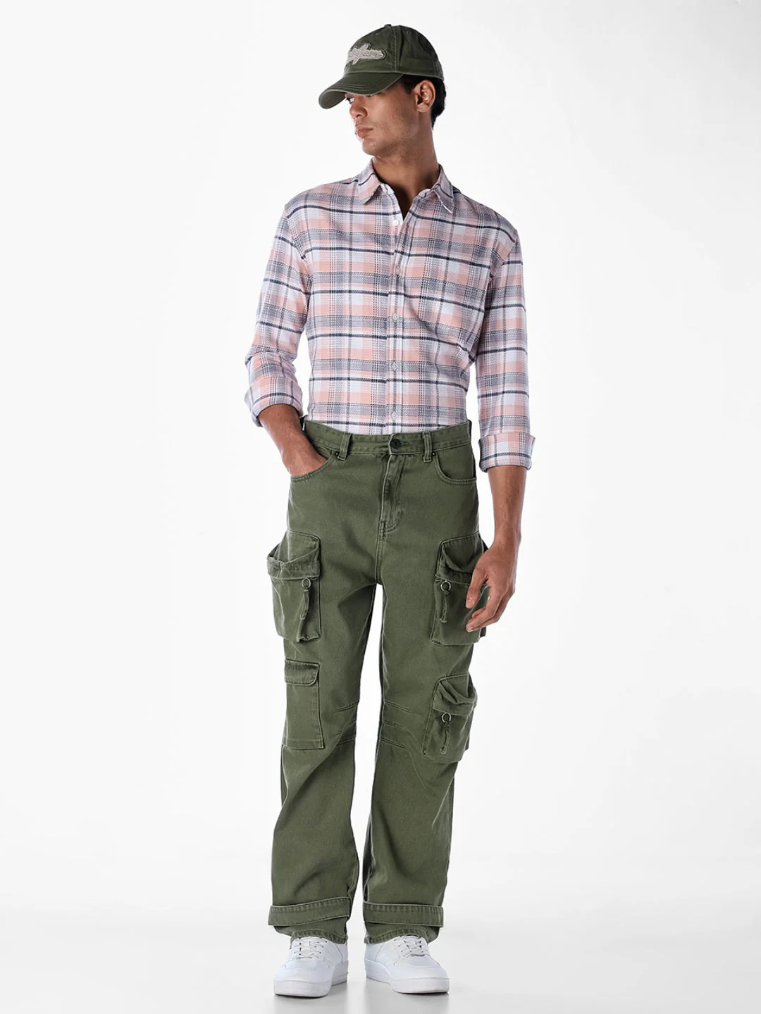 Cotton Check Full Sleeves Shirt - Image 6