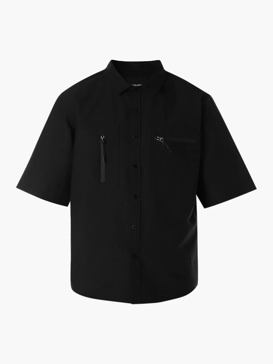 Black Utility Oversized Shirt - Image 7