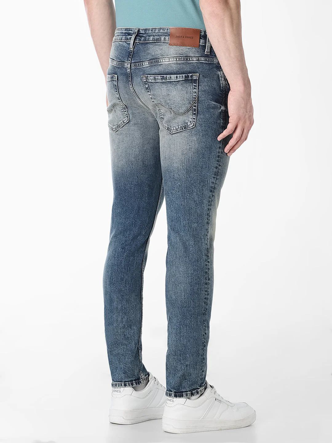 Heavily Washed Ben Skinny Fit Jeans - Image 3