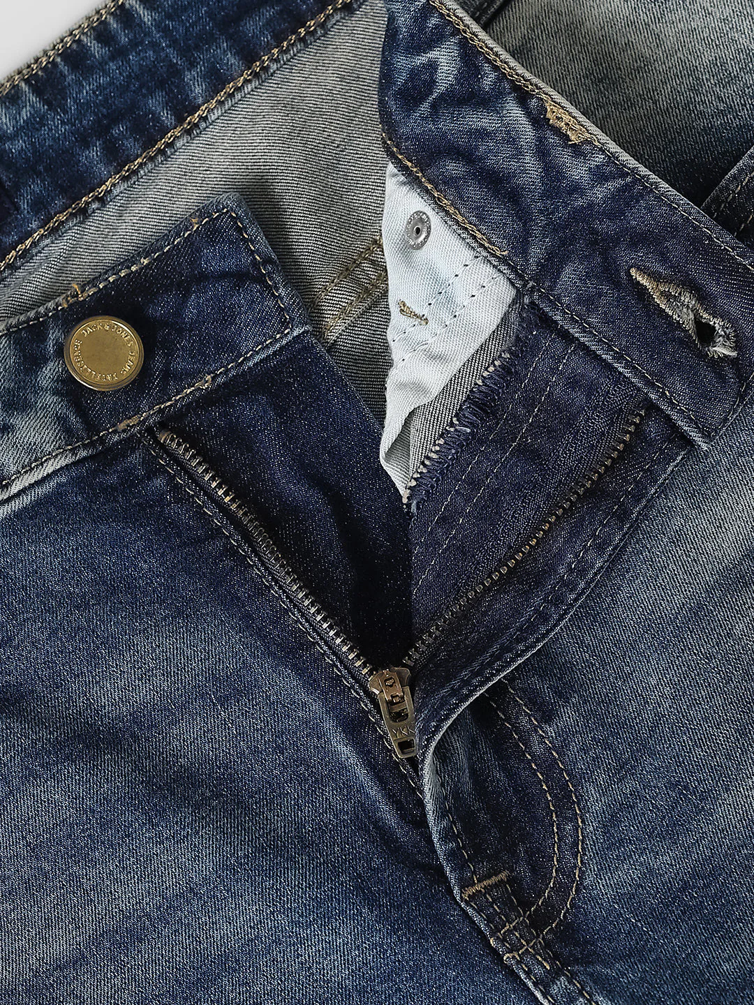 Heavily Washed Ben Skinny Fit Jeans - Image 5