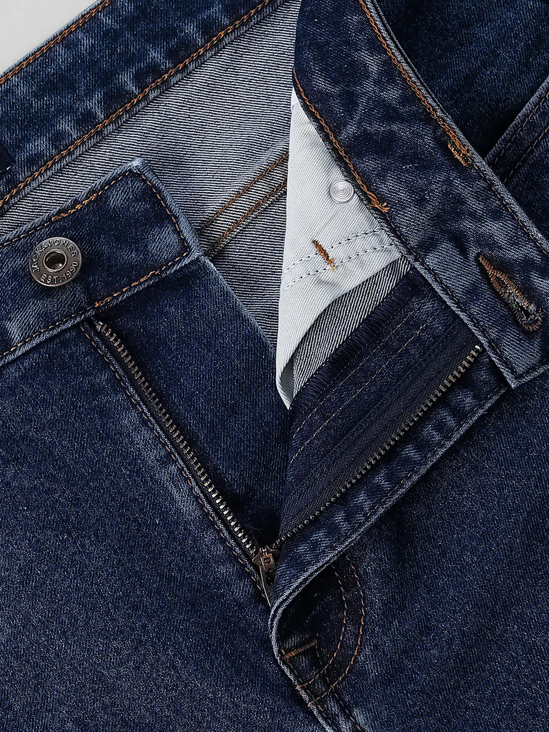 Dark Blue Clark Regular Fit Jeans - Image 5