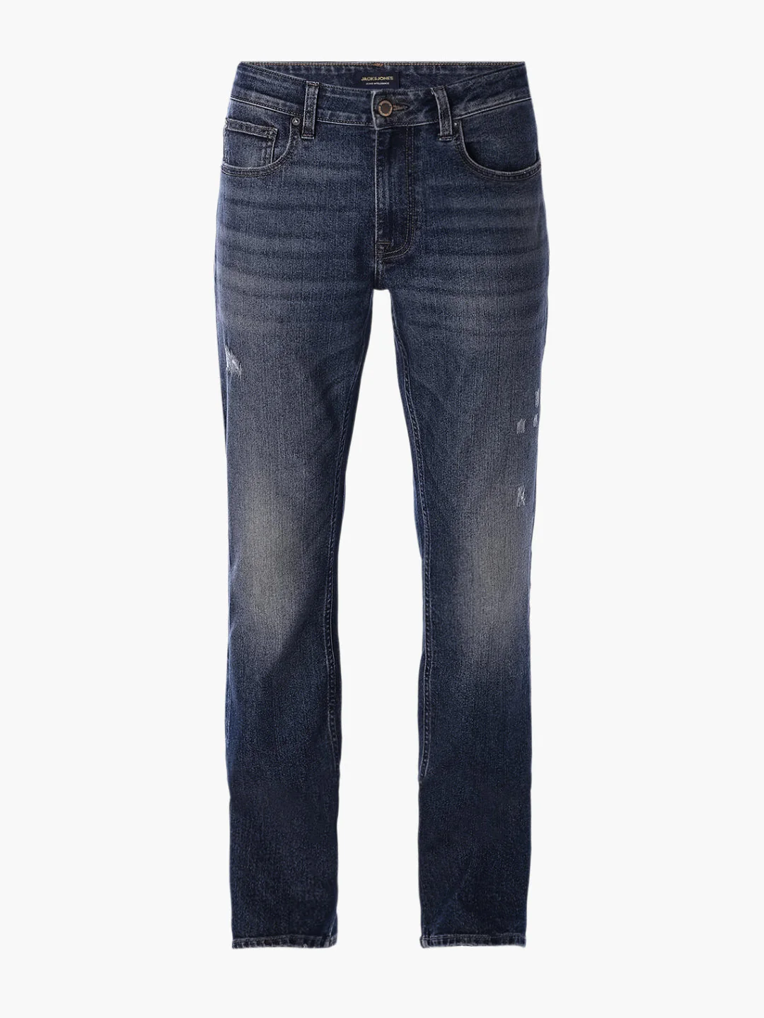 Mildly Distressed Regular Fit Jeans - Image 7