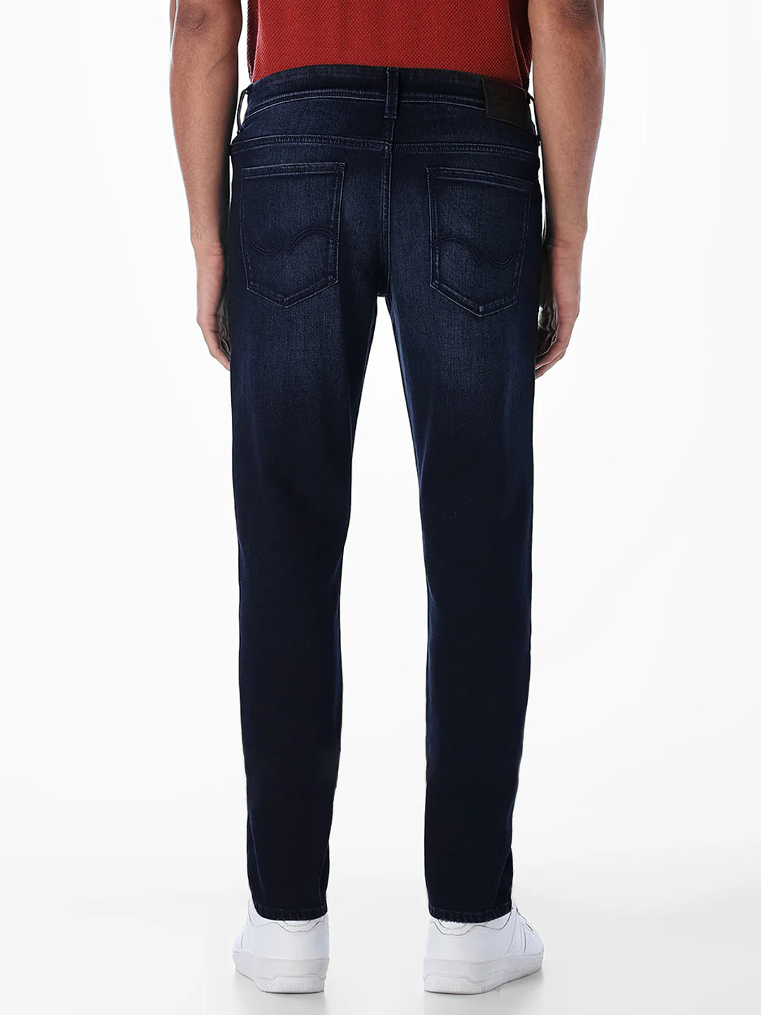 Dark Blue Glenn Slim Fit Jeans - Image 3