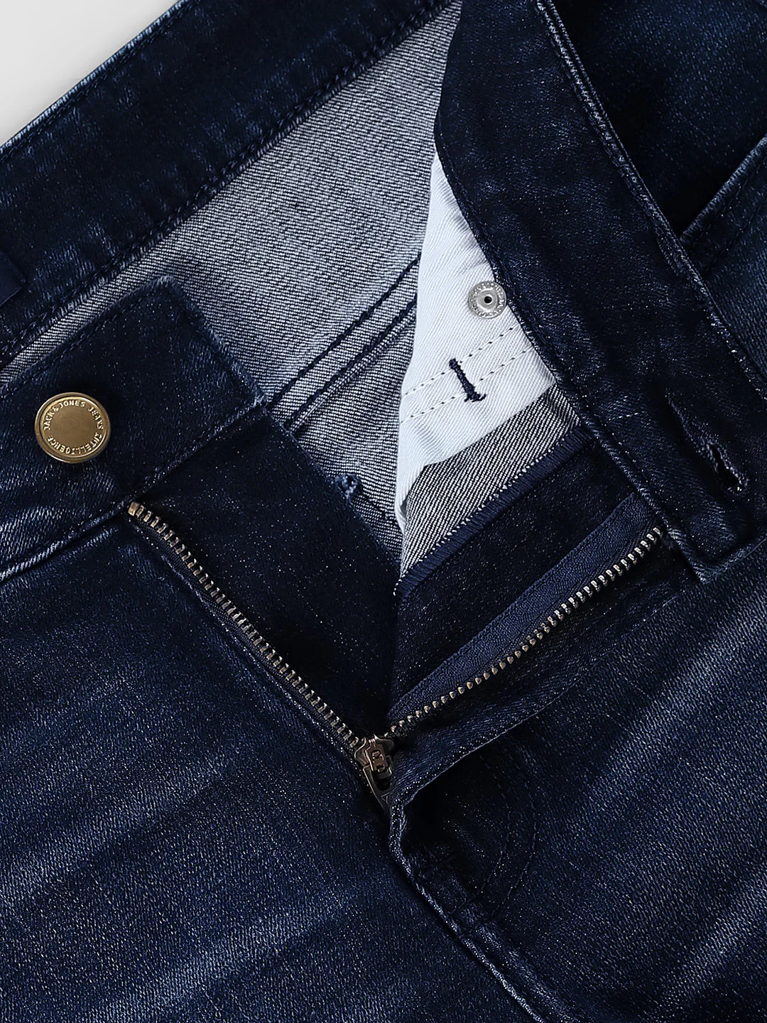 Dark Blue 5 Pocket Glenn Slim Fit Jeans - Image 5