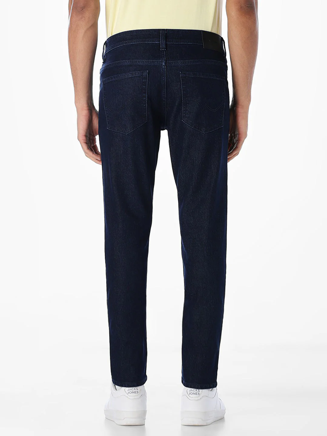 Dark Blue 5 Pocket Slim Fit Jeans - Image 3