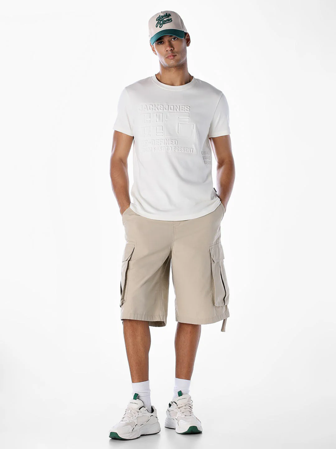 Off-White Tonal Embossed Logo Cotton T-shirt - Image 6