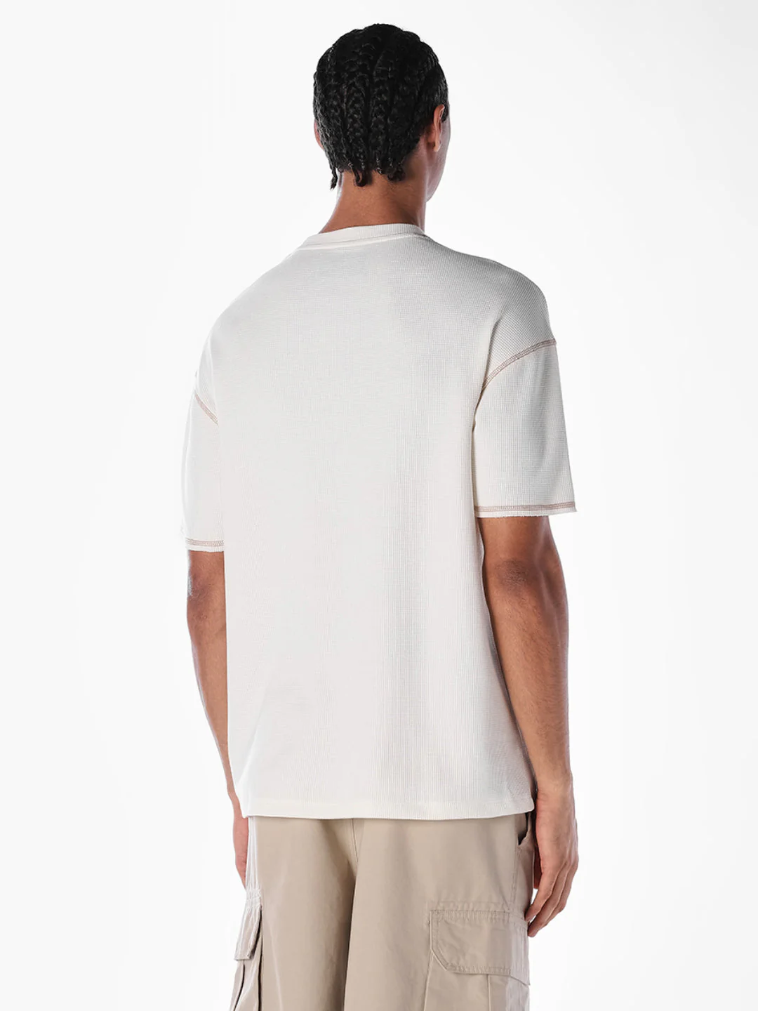 Contrast Stitch Boxy Fit T-shirt - Image 4
