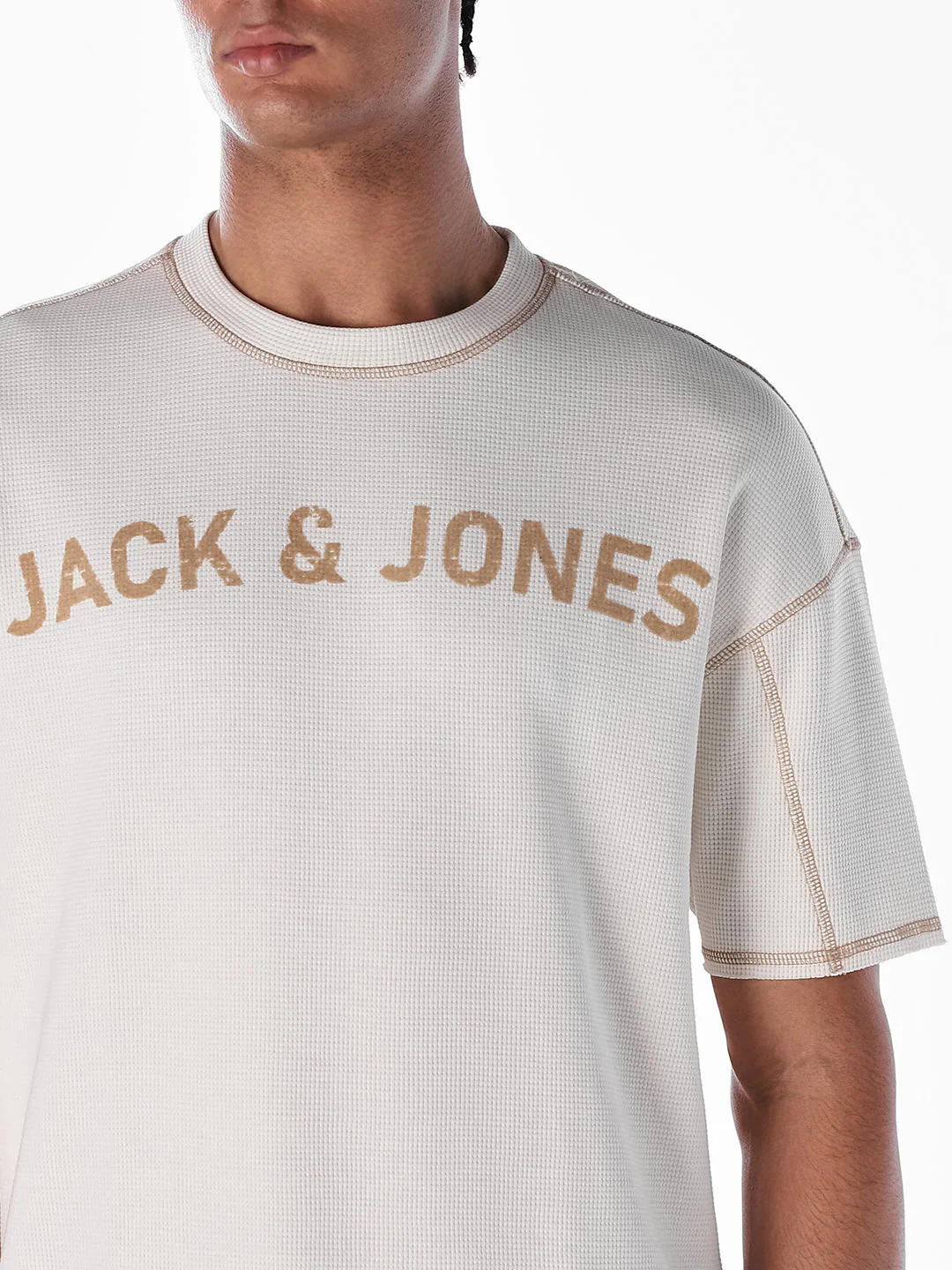 Contrast Stitch Boxy Fit T-shirt - Image 5