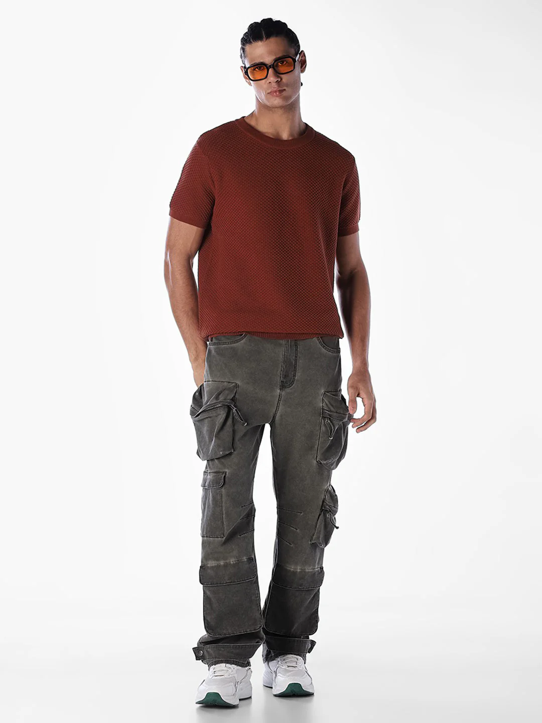 Knitted Crew Neck T-shirt - Image 6