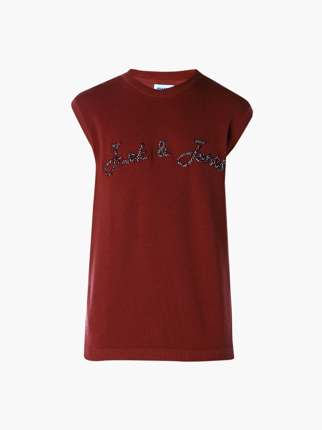 Applique Patchwork Sleeveless T-shirt - Image 7