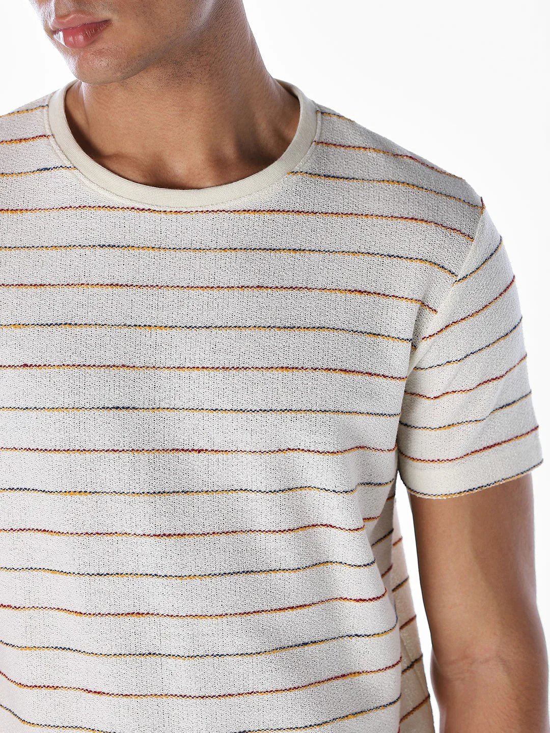 Yarn Dyed Striped T-shirt - Image 5